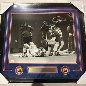 Lawrence Taylor autograph signed New York Giants 16x20 photo framed JSA